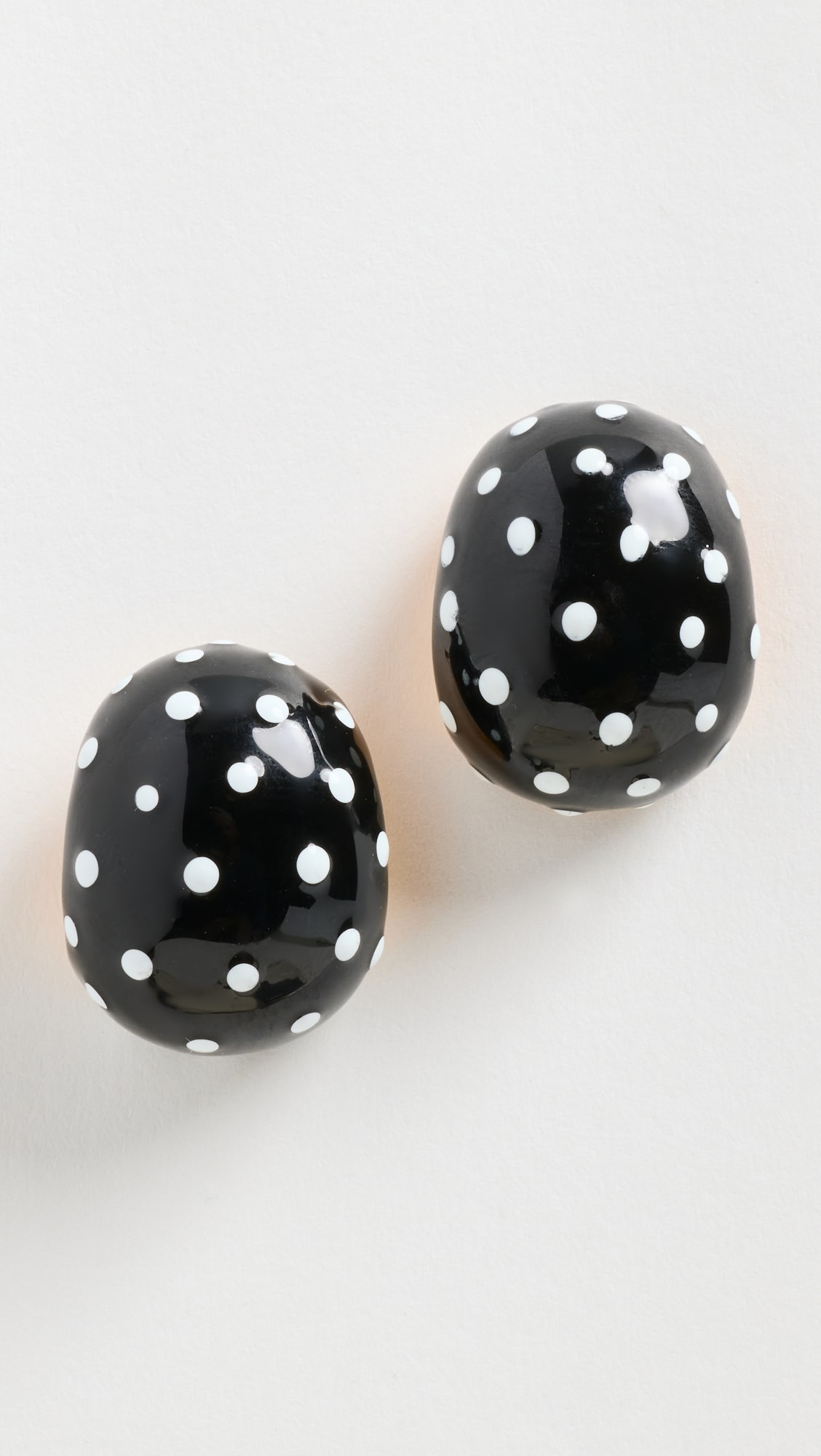 Kenneth Jay Lane Domed Hoop Earrings | Shopbop | Shopbop