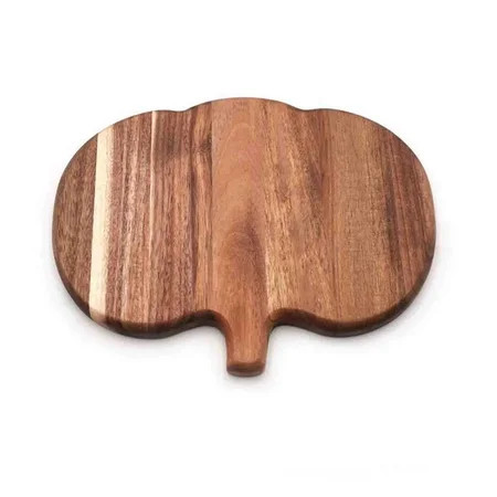 Halloween Wooden Serving Platter, Pumpkin Shape Charcuterie Board Fall Wood Serving Tray Decorative Wood Snack Dish Plate for Autumn Housewarming,9.84*7.87in | Walmart (US)