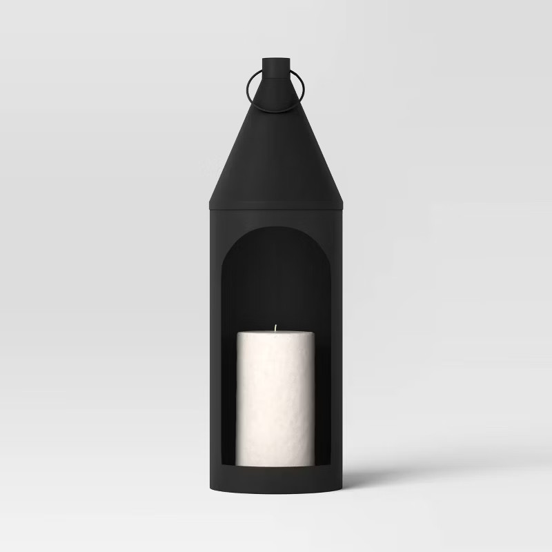 Large Mild Steel Lantern Black - Threshold™ | Target