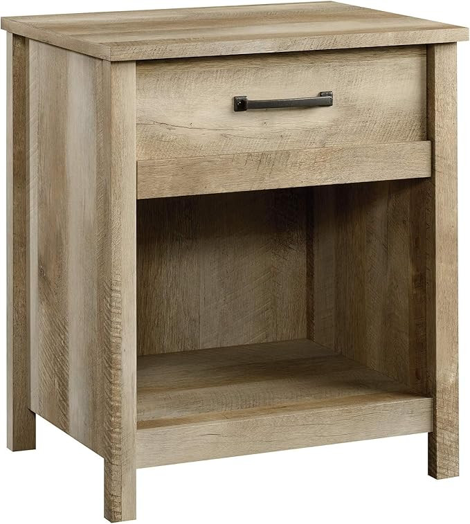 Sauder Cannery Bridge Night Stand, Bedside Table, Bedroom Side Table End Table, in Lintel Oak | Amazon (US)
