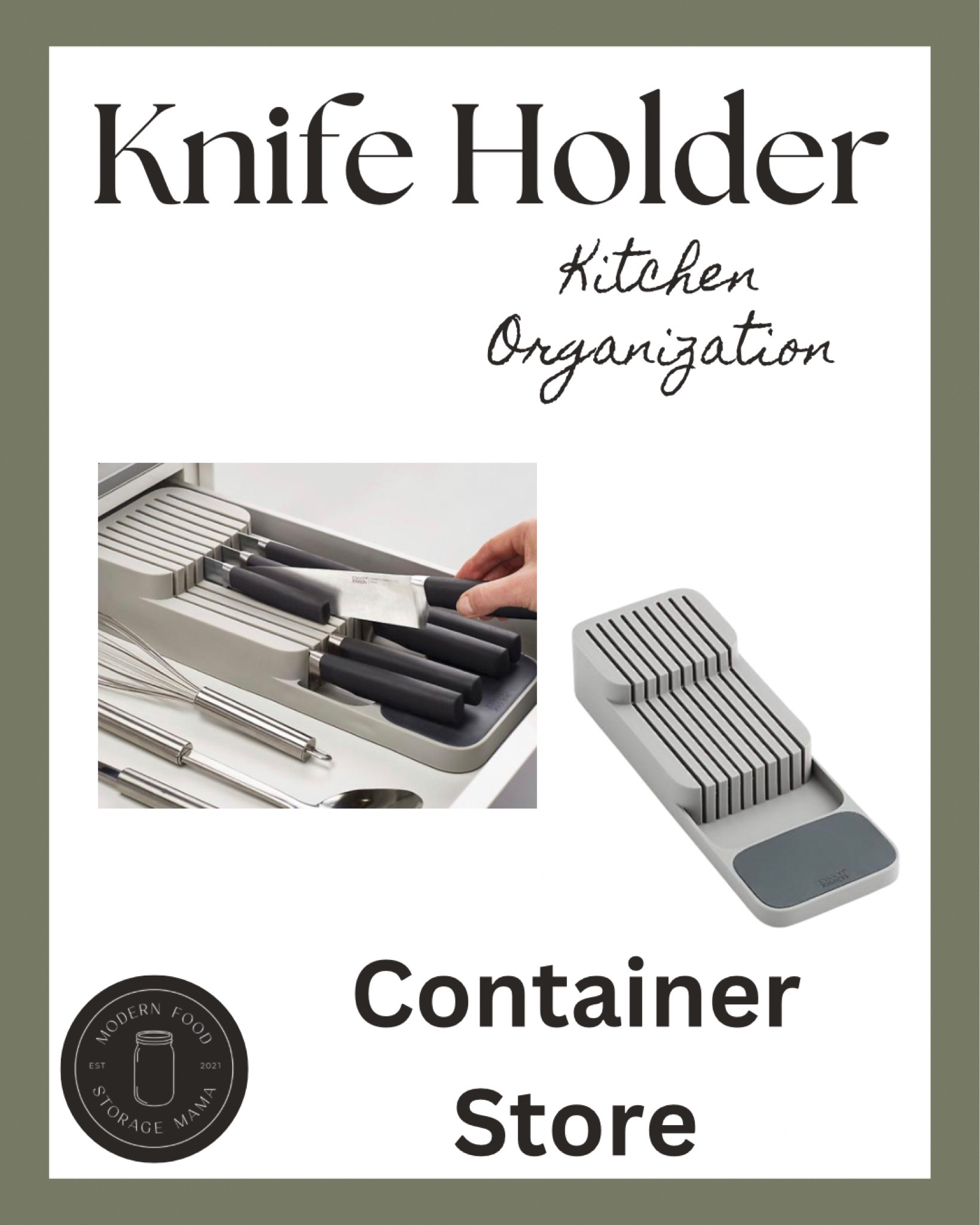 I love this two-tiered drawer knife organizer!! I don't love having a knife block on my counter, so this organizer was the perfect solution. 

I also love that this organizer is affordable. Functional and affordable are wins in my book!! 🙌🏼

#LTKstyletip #LTKhome #LTKfindsunder50