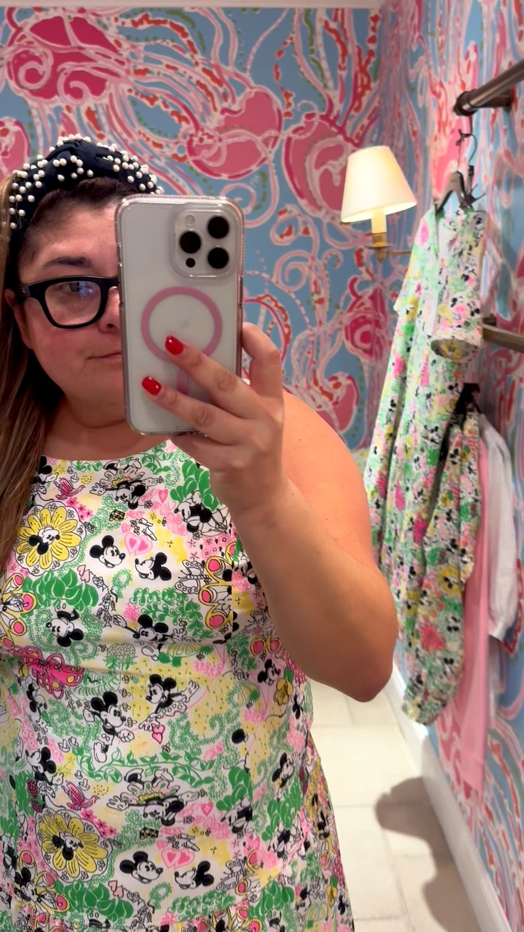 Lilly Pulitzer Throw Back Disney Nadeera Luxletic Active Dress. Tried on size large. True to size or size up for roomy fit #disneystyle #lillypulitzer 

#LTKOver40 #LTKActive #LTKTravel