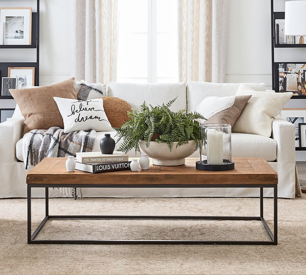 Malcolm Rectangular Coffee Table | Pottery Barn (US)