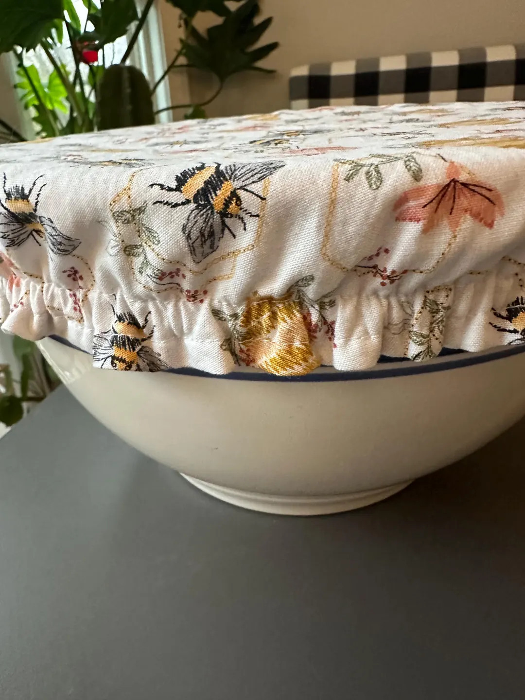 Bee Decor Sourdough Bowl Cover: Reusable Cotton Bread Proofing | Etsy (US)