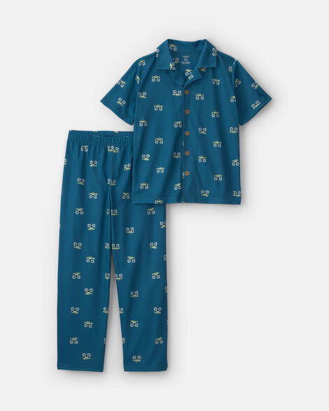 Boys Monster Truck 2-Piece Pajama Set - Blue | Carter's Inc