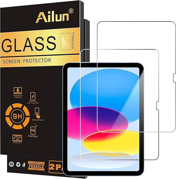 Ailun Screen Protector for iPad 11th A16 2025 [11 Inch] / 10th Generation 2022 [10.9 Inch], Tempe... | Amazon (US)