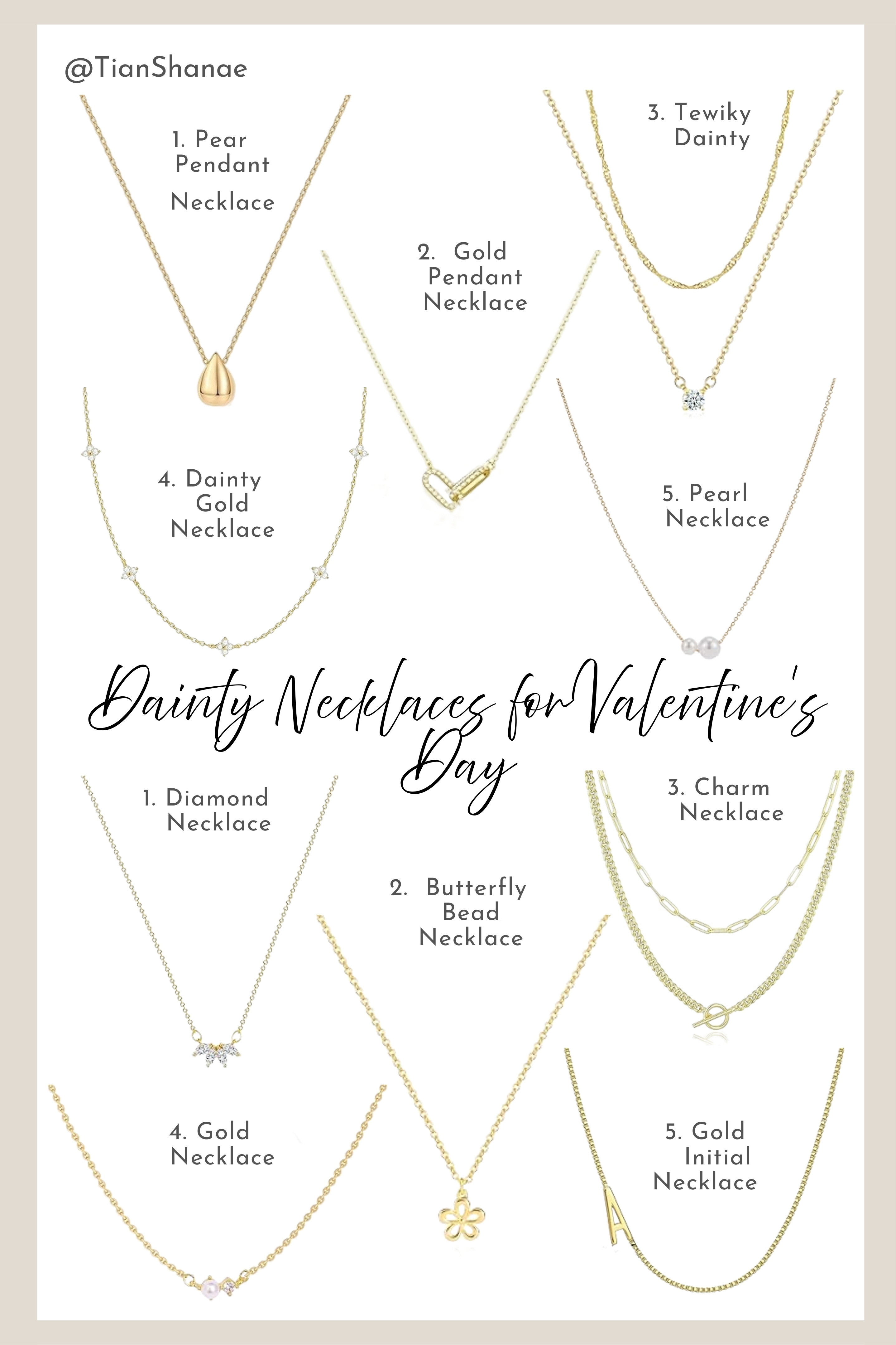 Make a statement this Valentine's Day with these stunning dainty necklaces. Whether you prefer minimalist gold chains or subtle heart pendants, these pieces add the perfect touch of romance to any look. Tap to shop these beautiful jewelry finds! #ValentinesDay #DaintyJewelry #GiftIdeasForHer 

 #LTKValentine #LTKgrwm #LTKSaleAlert