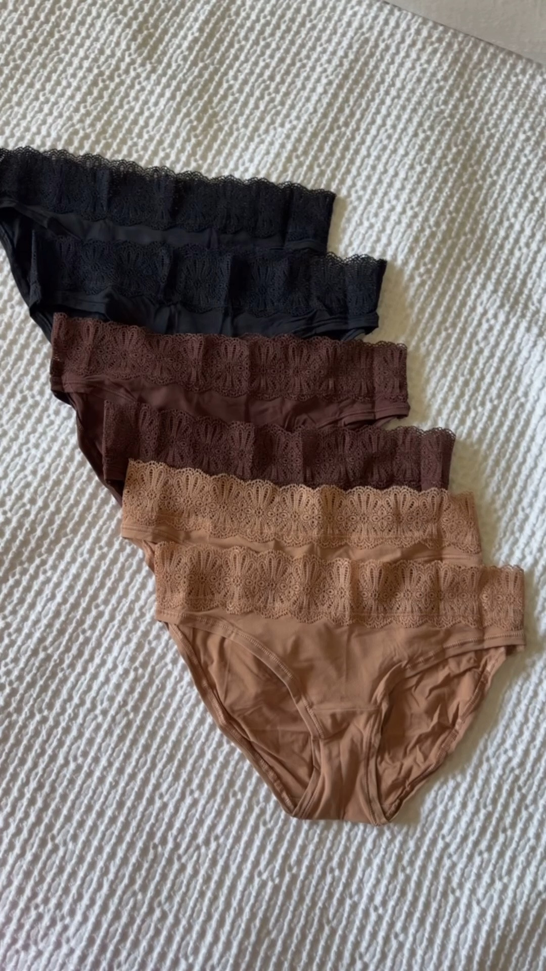 Amazon lace trim microfiber bikini underwear, the size small in this color combo rang up for just $5.77! #amazondeal

#LTKSaleAlert