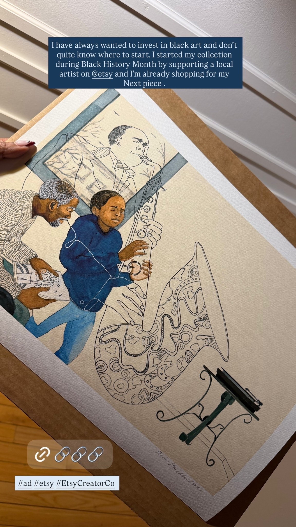 I have always wanted to invest in black art and don’t quite know where to start. I started my collection during Black History Month by supporting a local artist on @Etsy etsy and I’m already shopping for my
Next piece . #ad #etsy #EtsyCreatorCo