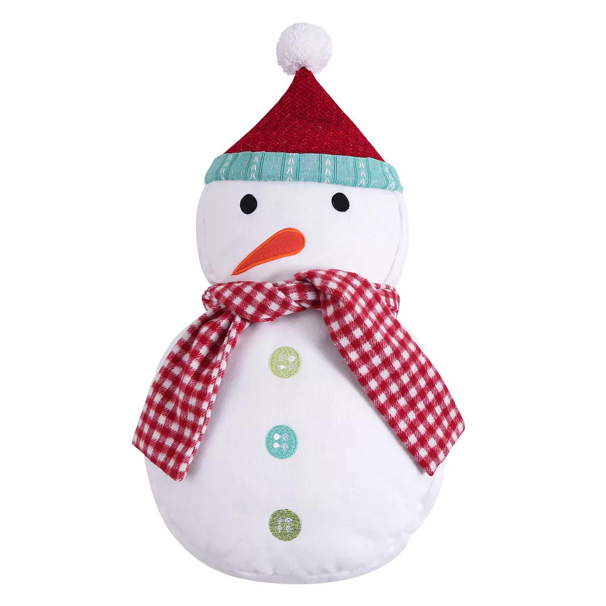 Levtex Home Merry & Bright Holly Jolly Figural Snowman Pillow | Kohl's