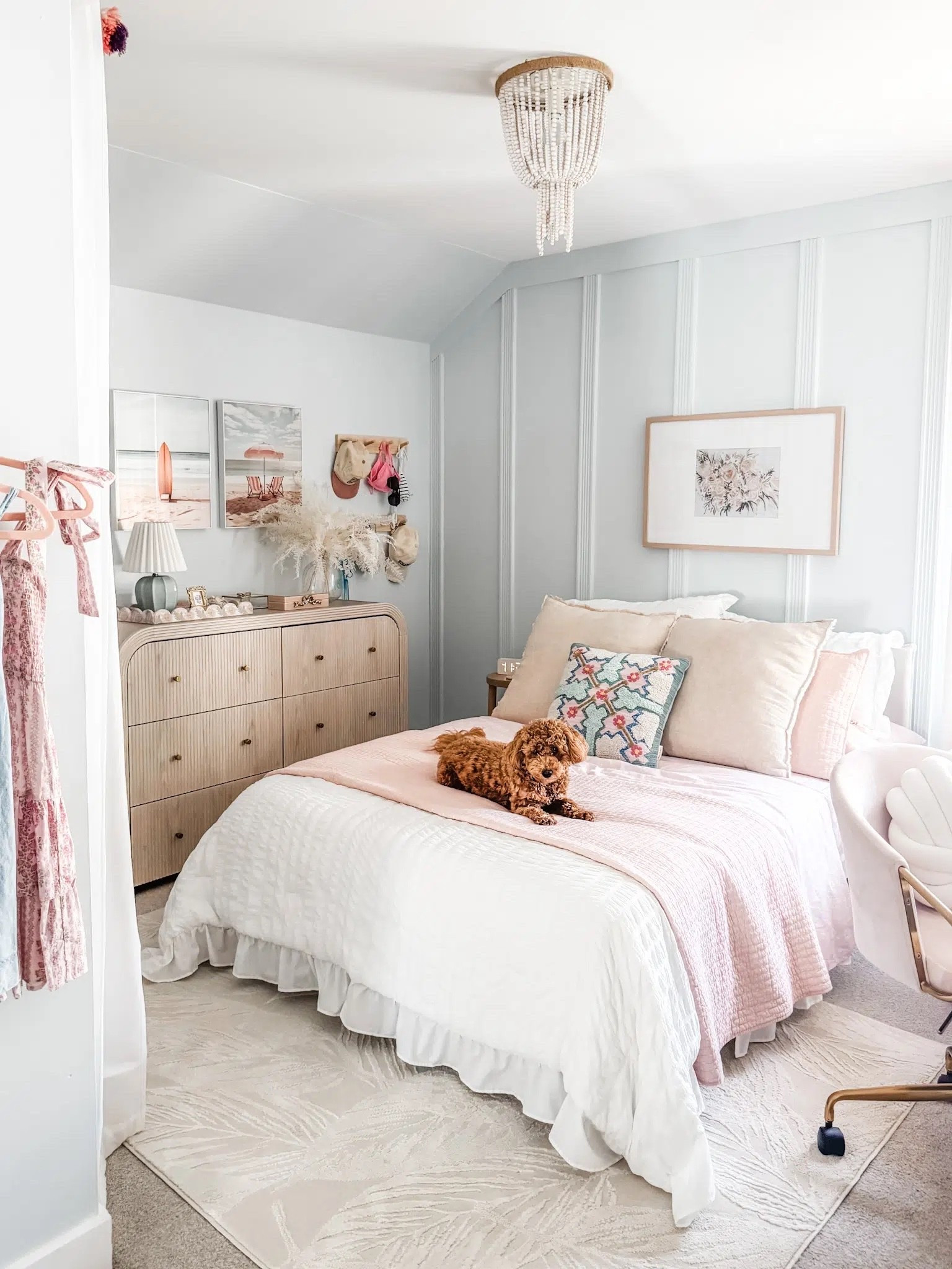 Teen girl bedroom decor
Teen girl coastal bedroom
Fluted 6 drawer dresser with gold hardware
Curved dresser
Alder white dresser
Fluted dresser with curved design

#LTKKids #LTKHome #LTKOver40