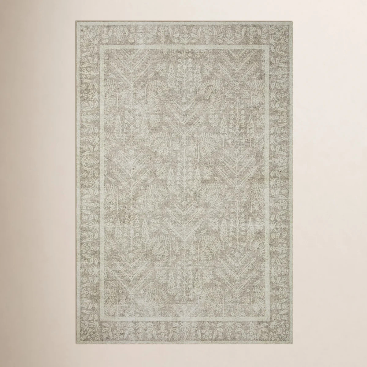Rifle Paper Co. x Loloi Maison Bough Natural Rug | Birch Lane