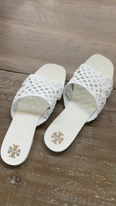 Tory Burch's classic slide is beautifully crafted with a hand-woven leather upper, creating an elegant pairing of texture and minimalism, and crafted in partnership with a Leather Working Group-certified tannery, supporting high standards in leather manufacturing and chemical management.

#LTKWedding #LTKSaleAlert #LTKShoeCrush

#LTKShoeCrush #LTKOver40 #LTKWedding

#LTKWedding #LTKTravel #LTKMidsize

#LTKVideo
