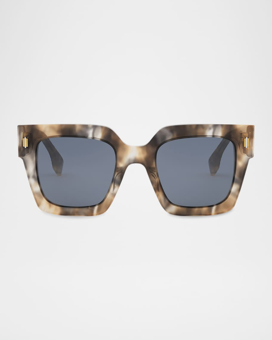 Fendi Roma Square Acetate Sunglasses | Neiman Marcus