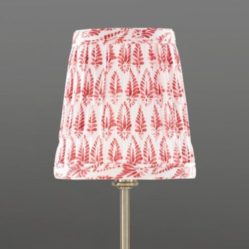 Isla Block Print Pleated Tall Chandelier Shade | Ballard Designs, Inc.