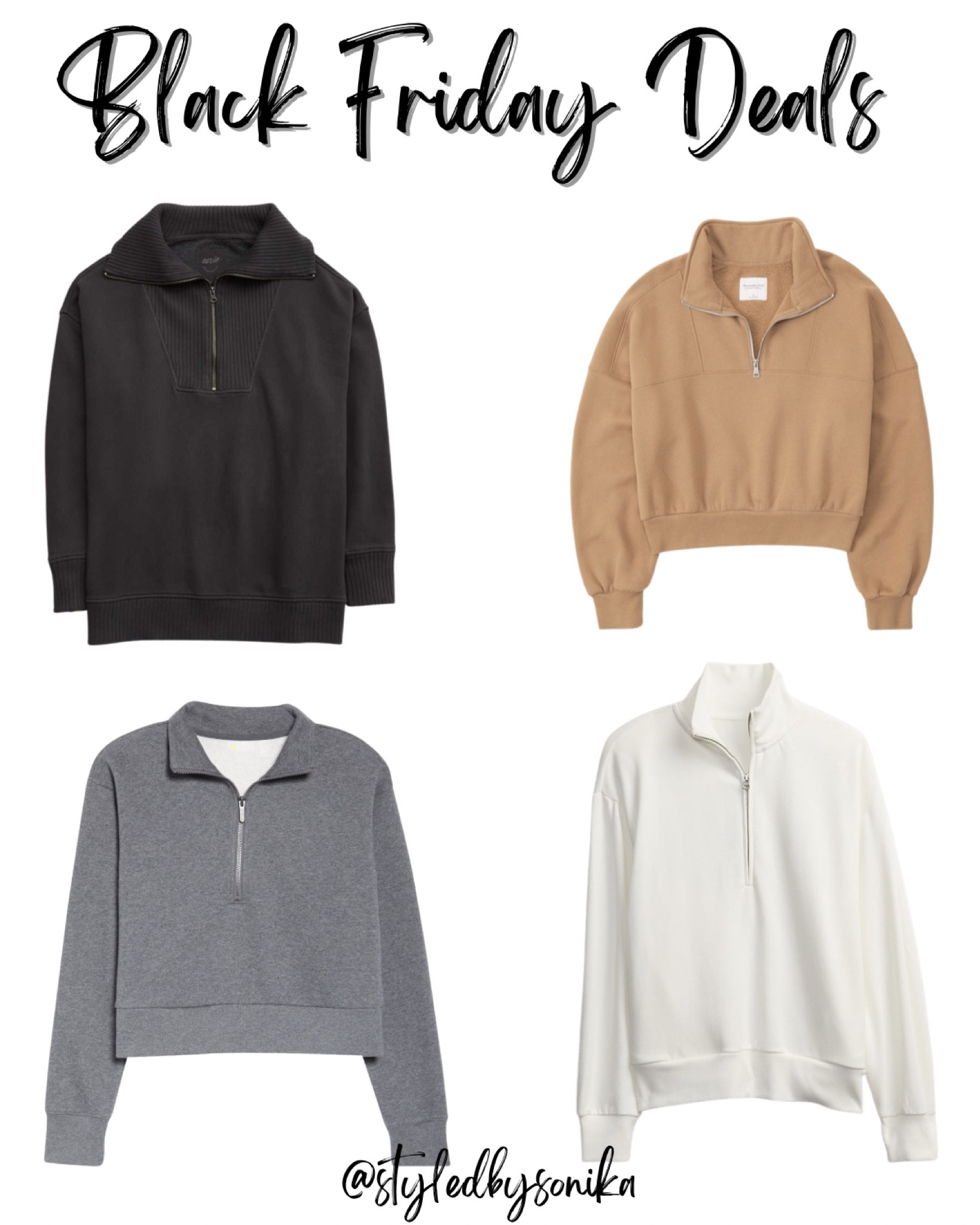 Half zip pullovers 

#LTKunder50 #LTKunder100 #LTKsalealert