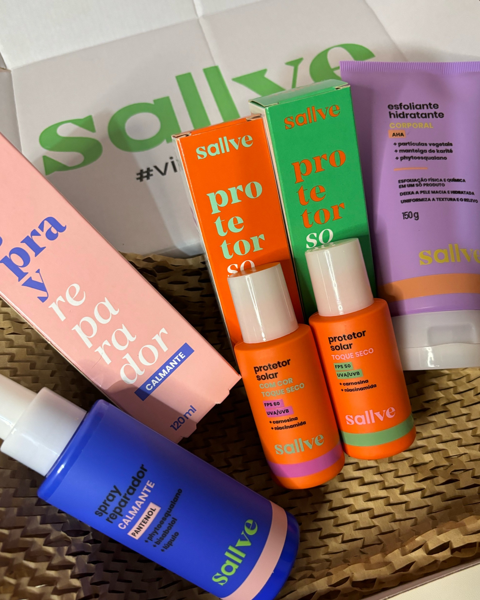 Comprinhas de skin care na Sallve:
• Protetor solar toque seco 🧡
• Protetor solar toque seco com cor 🧡
• Spray Calmante 💙
• Esfoliante corporal 💜

#LTKbeauty #LTKbrasil