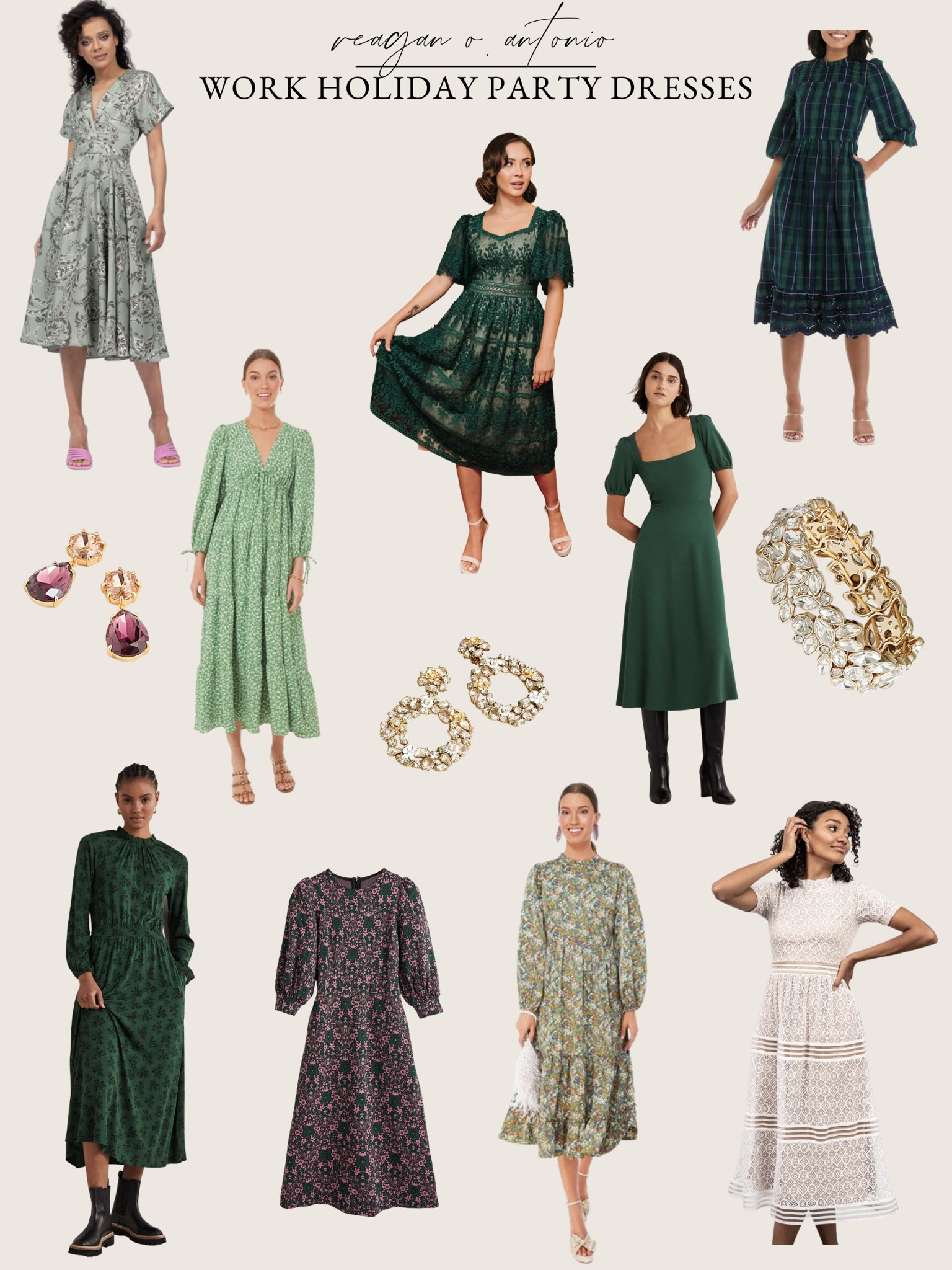 dress ideas for hubby’s Christmas work party! holiday party dress, work party, midi dress, green dress

#LTKSeasonal #LTKworkwear #LTKHoliday