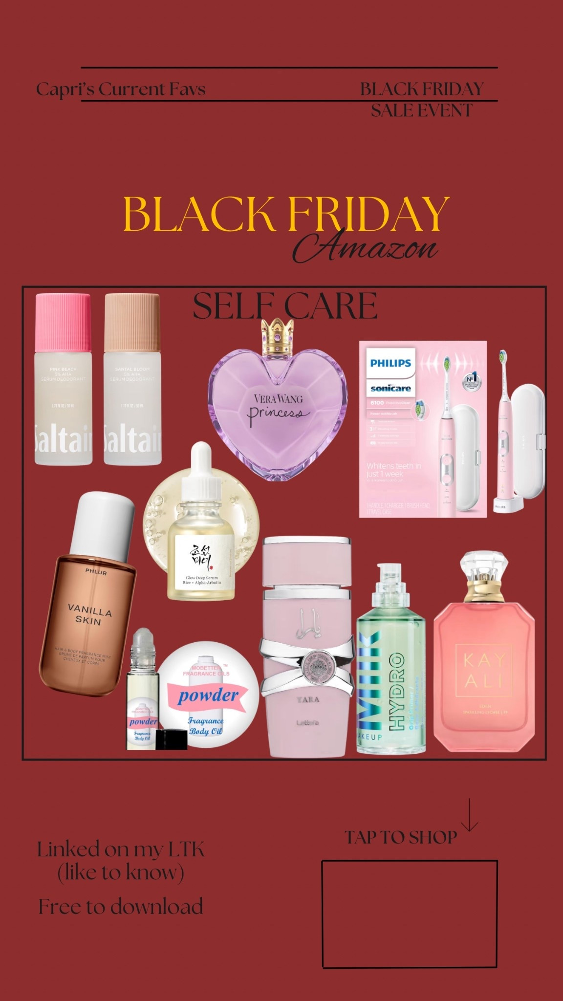 BLACK FRIDAY SELF CARE FAVS AND MUST HAVES 

#LTKselfcare #LTKCyberWeek #LTKHoliday