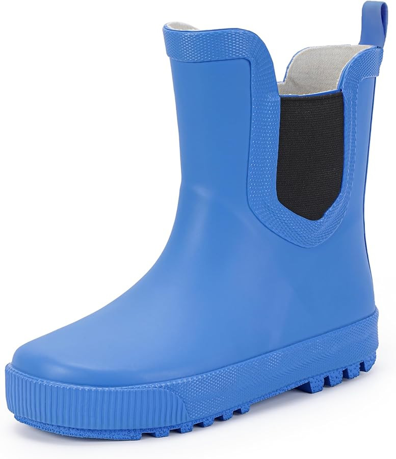 Hehainom Toddler Kids Rain Boots for Girls Boys Waterproof Rainboots Easy-on Light Weight Chelsea... | Amazon (US)