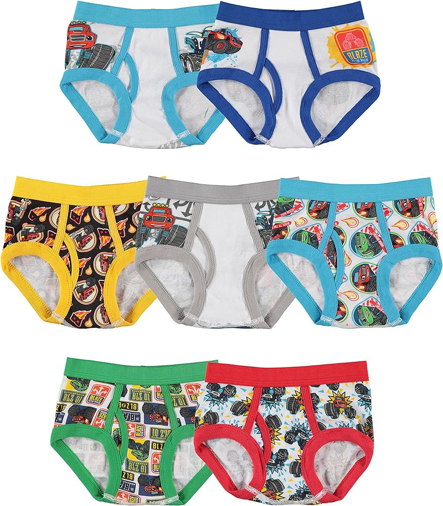 Nickelodeon boys 100% Combed Cotton Underwear Multipacks in Sizes 2/3t and 4t | Amazon (US)
