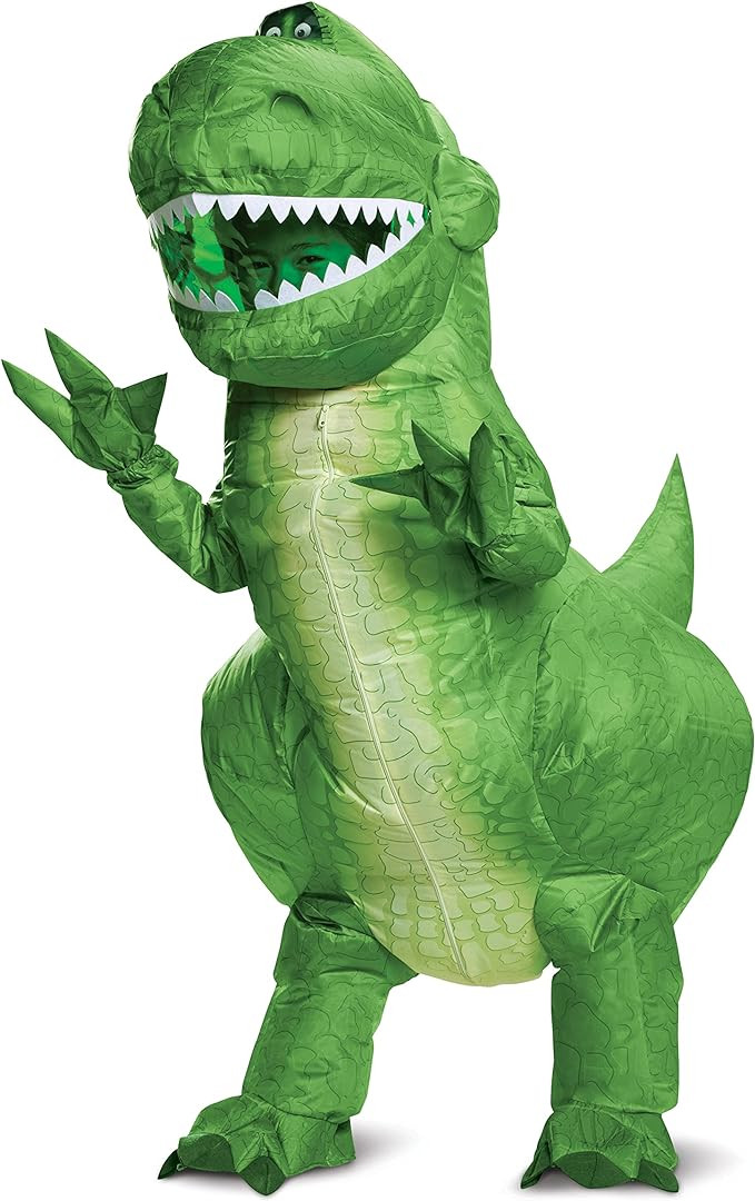 Disguise Rex Inflatable Costume for Kids, Official Disney Toy Story Inflatable T Rex Costume with... | Amazon (US)