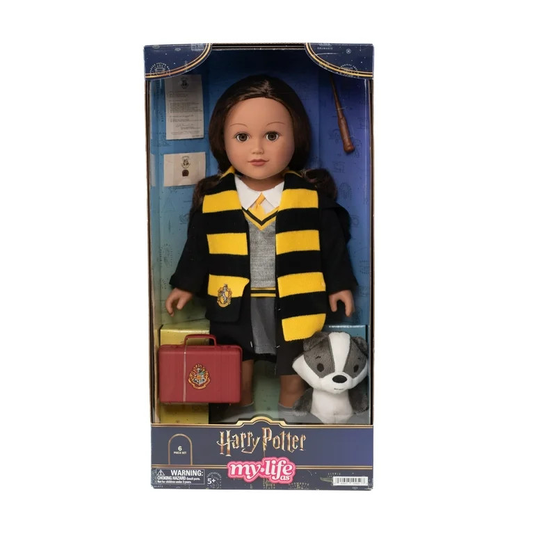 My Life As Harry Potter Hufflepuff Posable 18-inch Doll,  Brunette Hair, Brown Eyes | Walmart (US)
