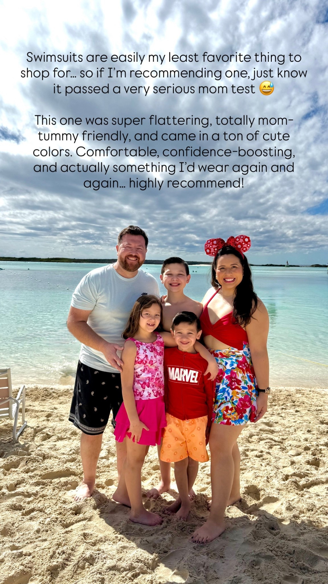 Swimsuits are easily my least favorite thing to shop for… so if I’m recommending one, just know it passed a very serious mom test 😅

This one was super flattering, totally mom-tummy friendly, and came in a ton of cute colors. Comfortable, confidence-boosting, and actually something I’d wear again and again… highly recommend 😊

#LTKMidsize #LTKPetite #LTKTravel