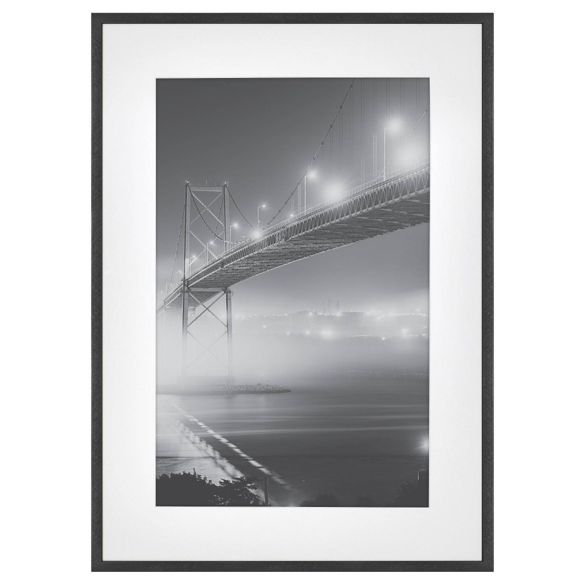 Thin Gallery Matted Photo Frame Black - Threshold™ | Target