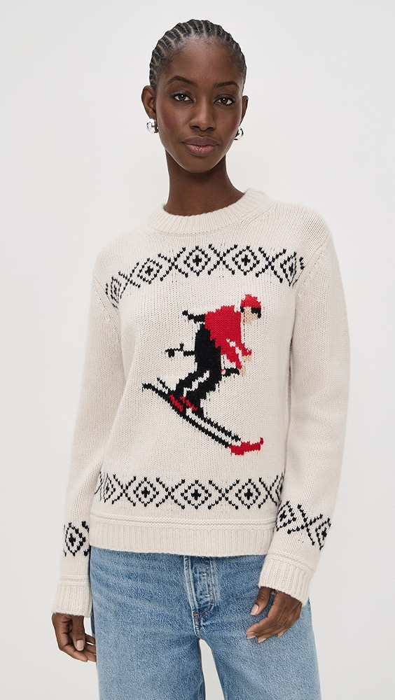 Cashmere Blend Ski Crewneck | Shopbop