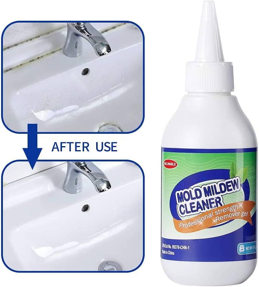 Mold Remover Gel - Effective Mold Cleaner for Household Shower, Kitchen Sinks, Walls, Tiles, Grou... | Amazon (US)