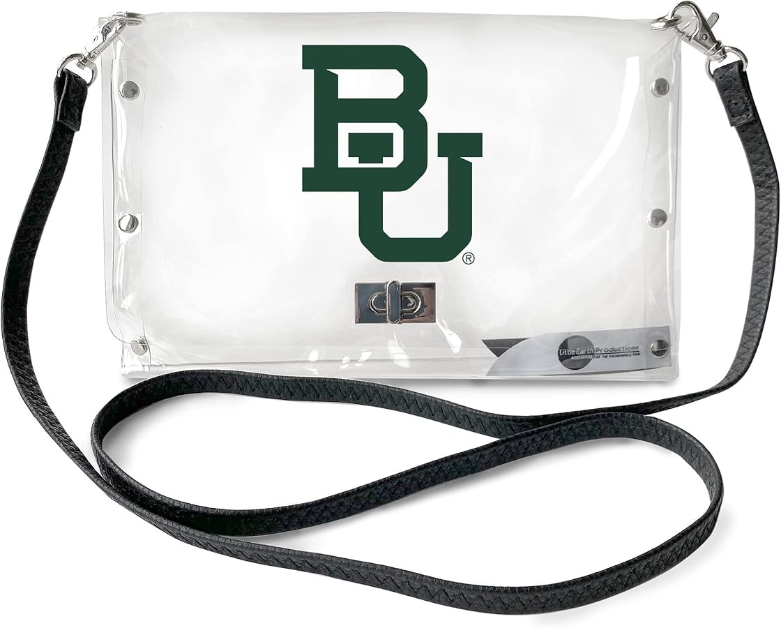 Littlearth NCAA Michigan Wolverines Clear Envelope Purse with Black Fashion Strap, Team Color, 10... | Amazon (US)