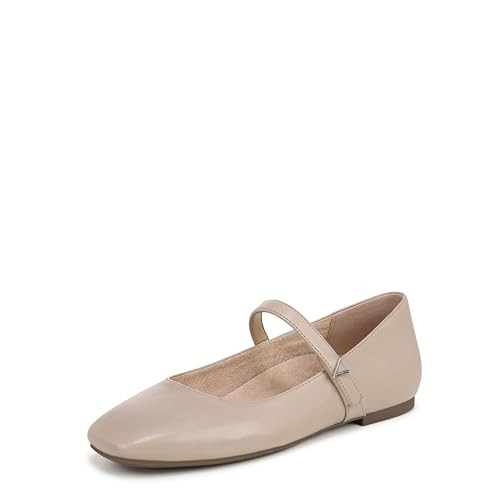 Vionic Womens Alameda Mary Jane Flat Oatmeal Leather 8.5 M | Amazon (US)