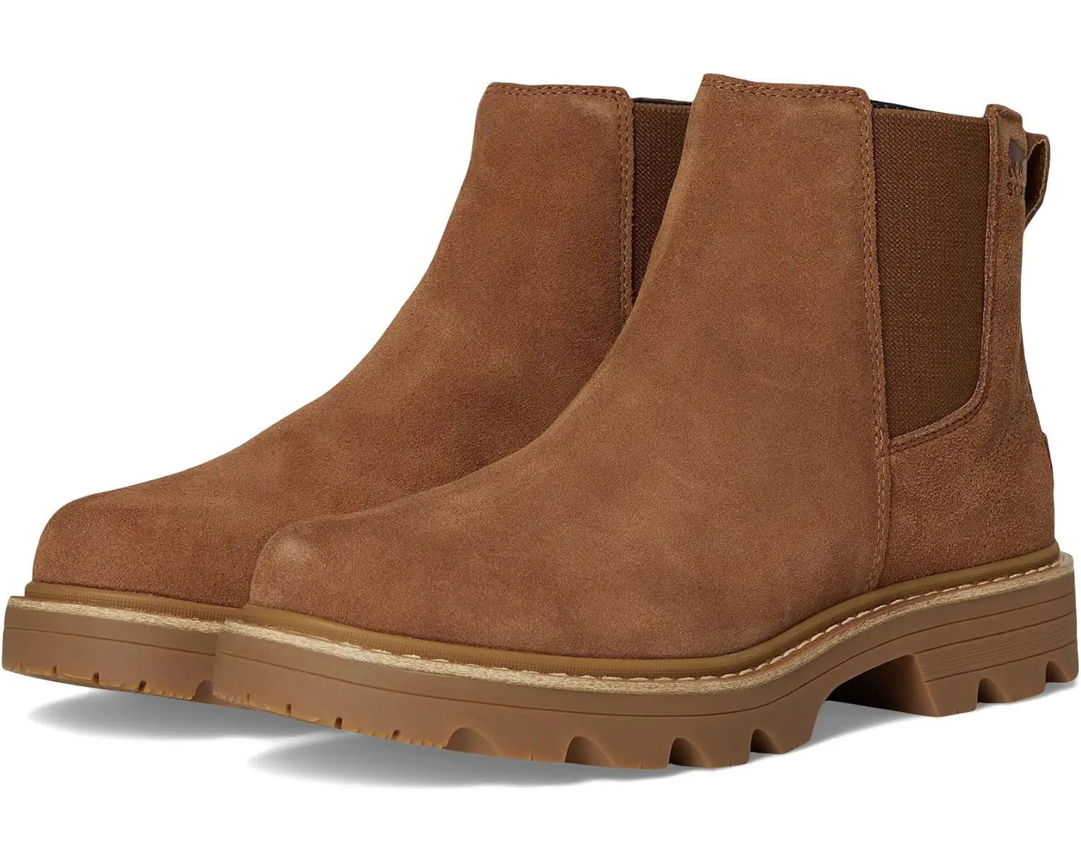 SOREL Revel Rd Chelsea Waterproof Women's Boots Black/Black : 10.5 B - Medium, Suede | Zappos.com