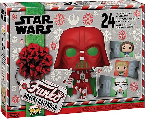 Funko Pop! Advent Calendar: Star Wars - Holiday, Multicolor, One Size | Amazon (US)