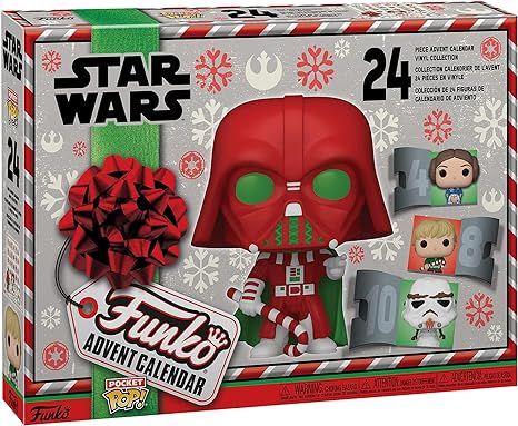 Funko Pop! Advent Calendar: Star Wars - Holiday, Multicolor, One Size | Amazon (US)