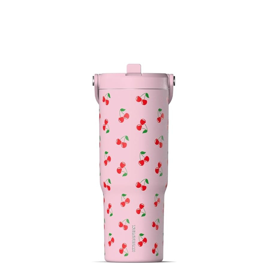 Hydrapeak Nomad 32 oz Fun Sticker Prints Tumbler with Handle and Straw Lid, Leakproof, Double Ins... | Amazon (US)