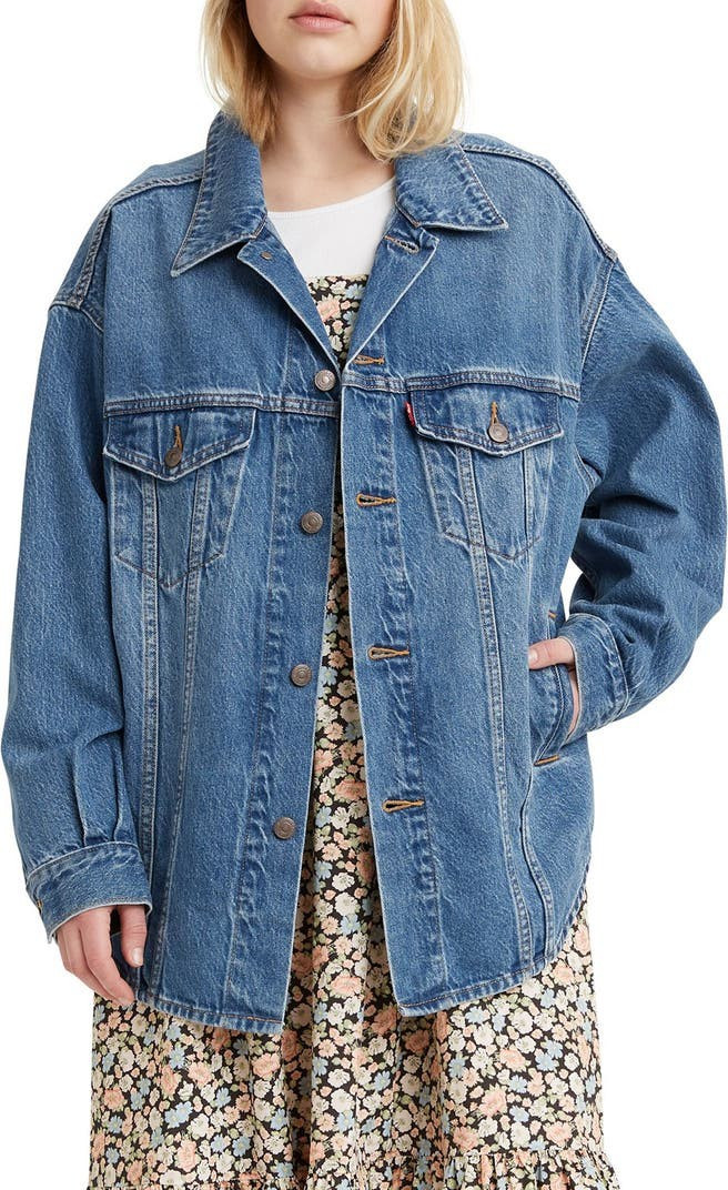 Shacket Denim Trucker Jacket | Nordstrom