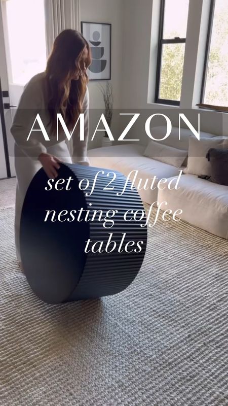 LINK IN BIO ✨ Elevate your living space with our Beautifully Crafted Modern Nesting Coffee Table set! 🌟 Unleash your creativity as you arrange these tables in a Solid Modern Design that effortlessly complements any decor.  Grab Yours Here: https://amzn.to/3UlOAcW  Say goodbye to the mundane and hello to versatility! The smaller one nests right up against the larger ones, providing a dynamic touch to your room. They're not just coffee tables, they're multitasking maestros – use them as side or end tables for that extra flair!  Crafted with precision and an eye for detail, these tables add a touch of whimsy to your home. 🎨 Picture this: morning coffee on the larger table, a good book on the medium one, and a succulent on the smaller one – voila, your own stylish oasis! 🌿✨  Perfect for hosting game nights or a cozy evening in, these tables are more than just furniture; they're conversation starters! 🗣️ Elevate your space with the charm of these nesting tables – because your home deserves a touch of Modern Magic! ✨🏡 #homedecoration  #modernliving  #founditonamazon  #amazonhomefinds  #Lemon8MadeMeBuyIt  #lemon8home  #lemon8box  #livingroomdecor 

#LTKhome #LTKMostLoved #LTKVideo