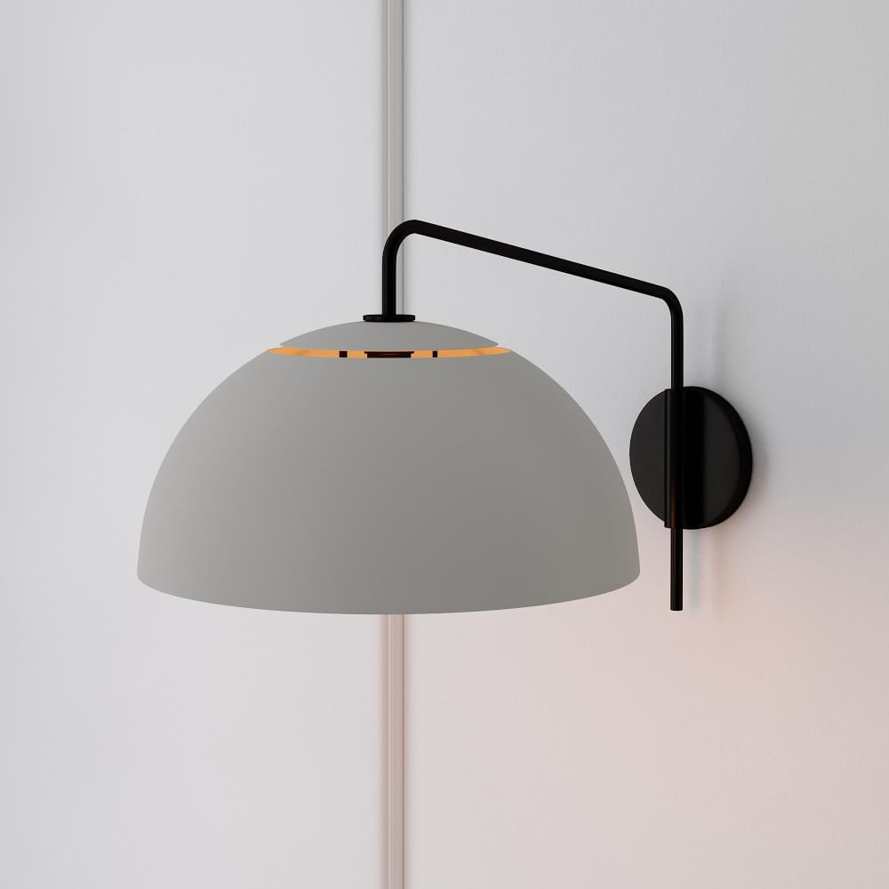 Sculptural Adjustable Metal Sconce (11.5") | West Elm (US)