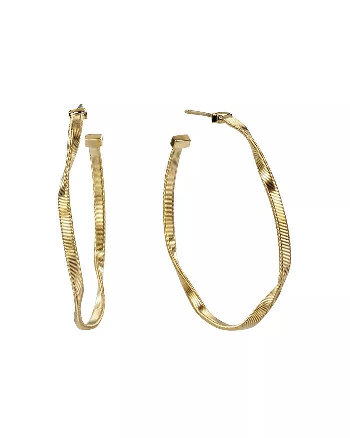 18K Yellow Gold Marrakech Twisted Medium Hoop Earrings | Bloomingdale's (US)