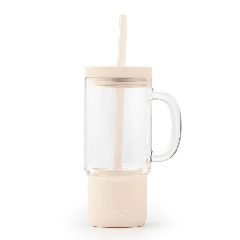 Ello Nova 18 oz Glass Mug with Straw | Walmart (US)