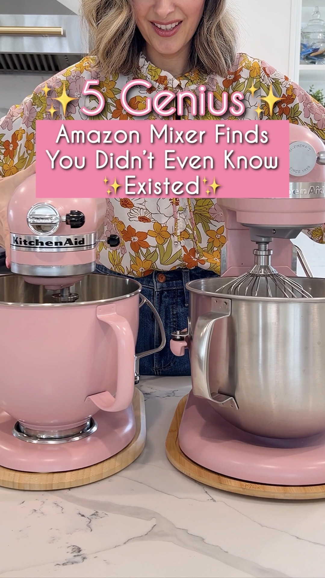 These 5 mixer attachments have become must‑haves in my kitchen. A cord organizer that stays attached, an ice pack that keeps the bowl cold, a shaved‑ice attachment that fits in a drawer, a spatula shaped for mixers, and a pastry attachment that cuts in butter for perfect flaky crusts.
#amazonfinds #kitchenfavorites #bakingessentials

#LTKmomlife #LTKfoodie #LTKHome