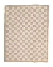 Made In Turkey 5x7 Outdoor Checkered Rug | Marshalls