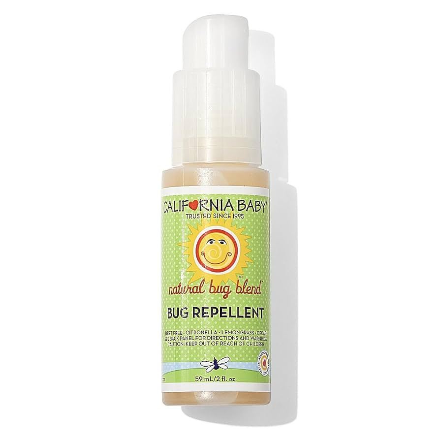 California Baby Natural Bug Repellent Spray | Citronella Bug Spray | DEET-Free | Repels Mosquitoe... | Amazon (US)