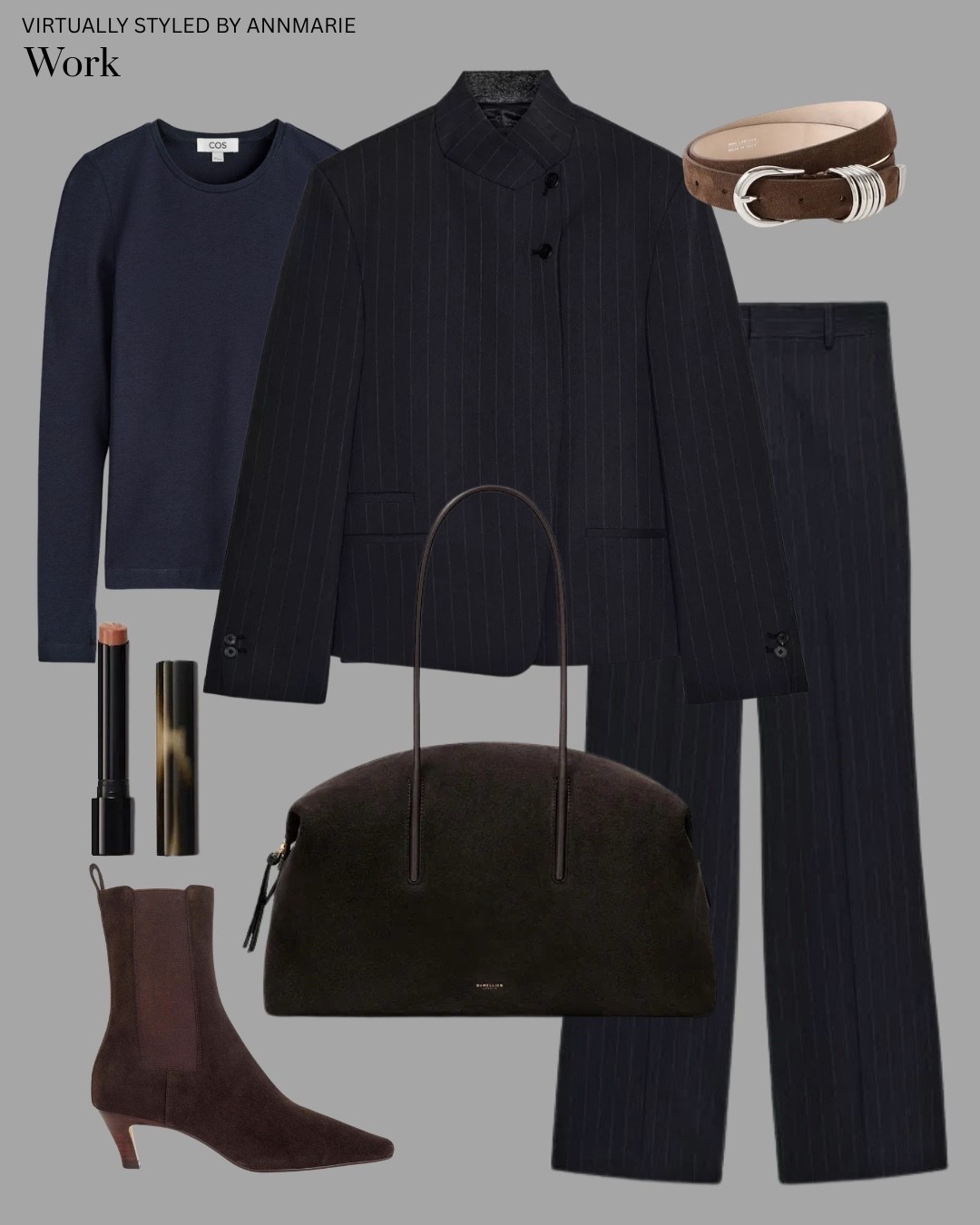 Navy & Brown outfit 

#LTKworkwear #LTKstyletip
