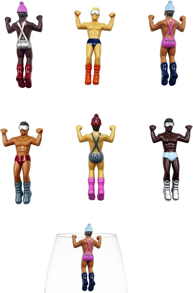 Drinking Buddies NPW Apr\u00e8s Ski Drink Markers & Wine Glass Charms \u2013 Bachelorette Party A... | Amazon (US)