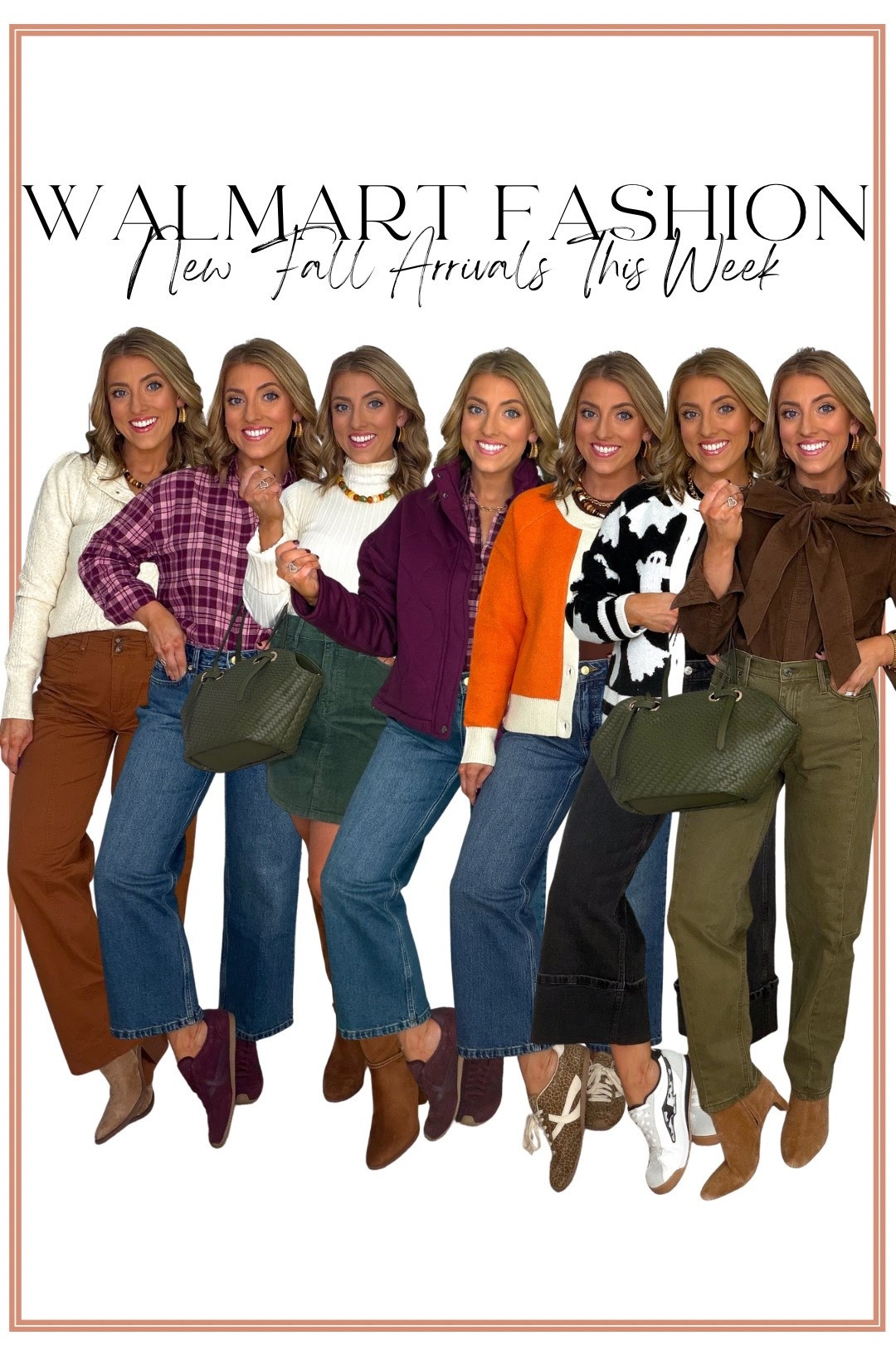 Walmart fall fashion is SO good right now! 🤎🍂✨ Sharing this week’s newest Walmart fashion arrivals, and there are so many cute finds for fall! Think cozy sweaters, cardigans, denim, fall dresses, matching sets, statement prints, wide leg jeans, cute jackets + the prettiest fall colors. 😍

These are the kind of affordable fall outfits that make getting dressed SO easy—from casual everyday looks with sneakers to elevated outfits for work, weekends, church + everything in between. And so many of these pieces look way more expensive than they are! 🙌🏼

Everything is on Walmart and perfect for building a cute, affordable fall wardrobe! 🛍️🤎

#WalmartFashion #WalmartFinds #WalmartStyle #WalmartFashionFinds #WalmartNewArrivals #FallFashion #FallOutfits #AffordableFashion #AffordableStyle #FallStyle #WomensFashion #WalmartOutfits #FallWardrobe #FallFashion2026

#LTKootd #LTKPetite