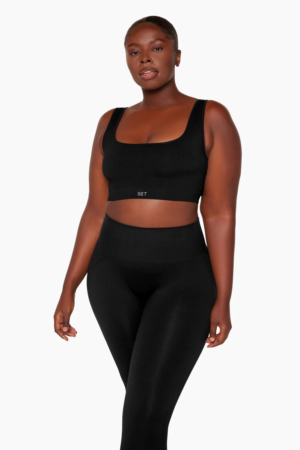 SCULPTFLEX® BOX CUT BRA 
                            onyx | SET Active