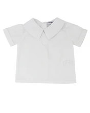 Boys Peter Pan Collar Short Sleeve Shirt | Smockingbird Kids